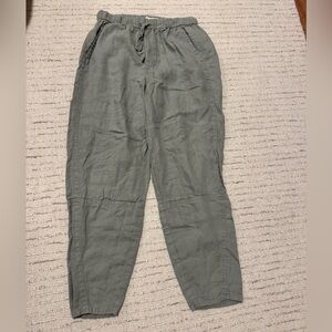 Everlane linen barrel pant